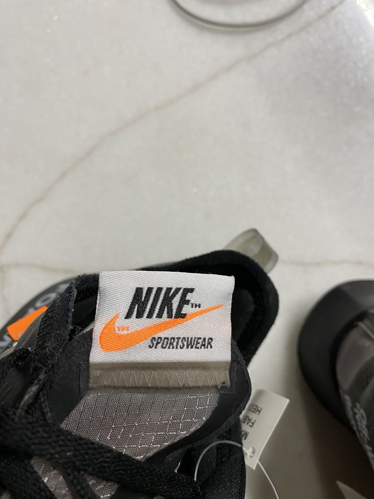 Nike × Off-White Off-White Nike Zoom Fly Black Mens Sneakers Size 8 Size US 8 / EU 41 - 9 Thumbnail