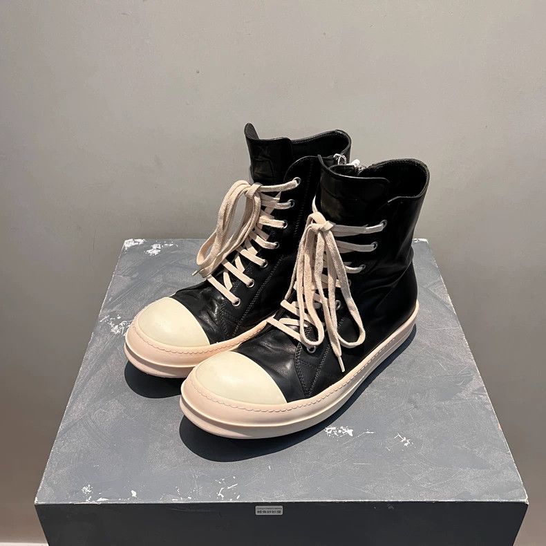 Rick Owens rick owens High top Converse board shoes Size US 7.5 / EU 40-41 - 2 Thumbnail