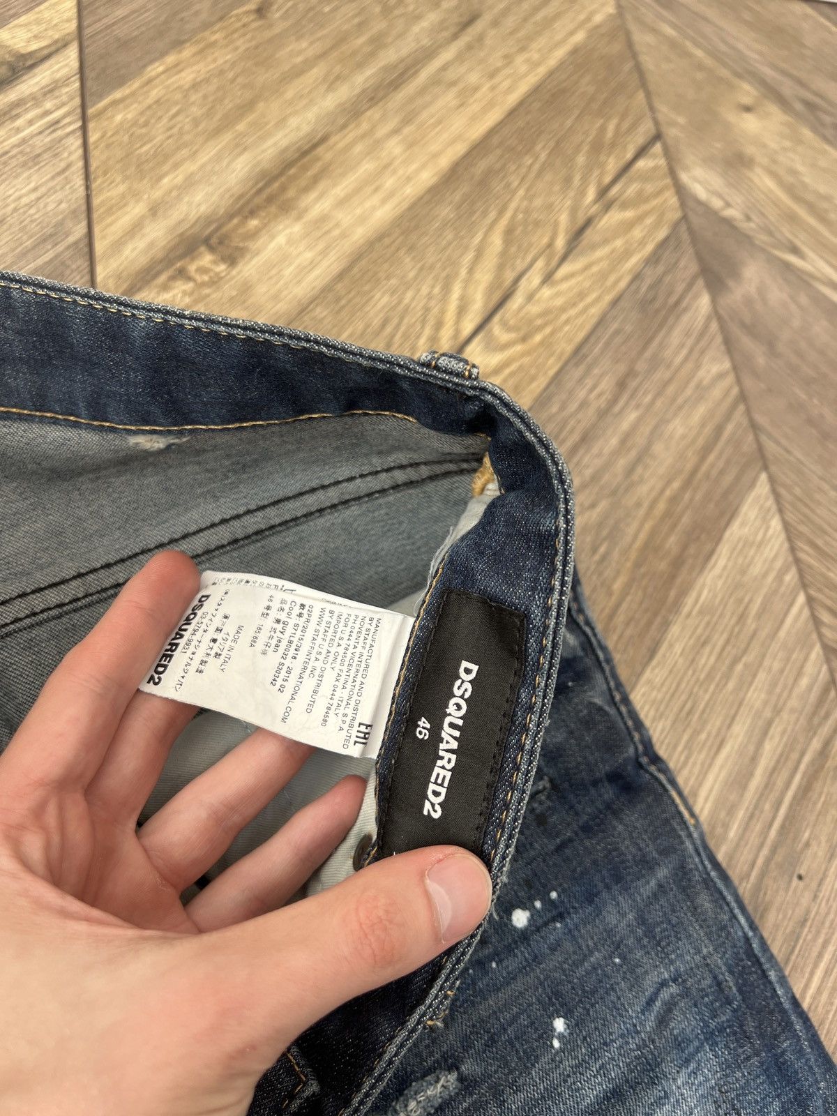Dsquared2 Vintage Dsquared2 Luxury Denim Jeans Size US 30 / EU 46 - 9 Thumbnail