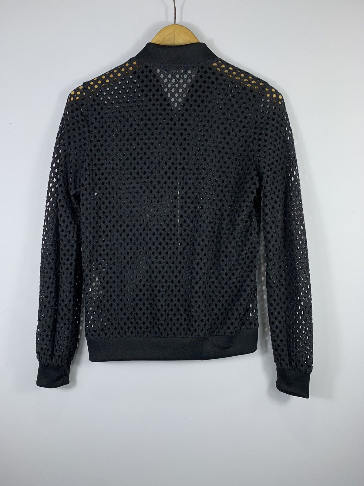 Issey Miyake Crazy Japanese Open Knit Grunge Style Zip Size US M / EU 48-50 / 2 - 5 Thumbnail