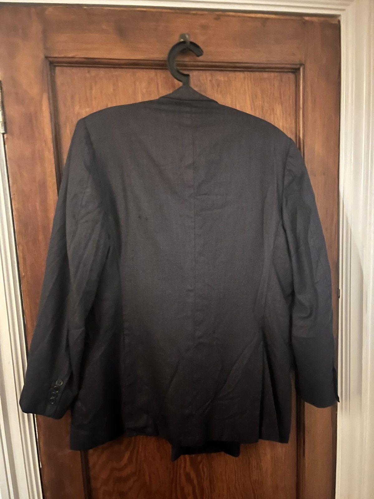 Kiton Kiton super 180s wool navy suit size uk 38r Size 38R - 5 Thumbnail
