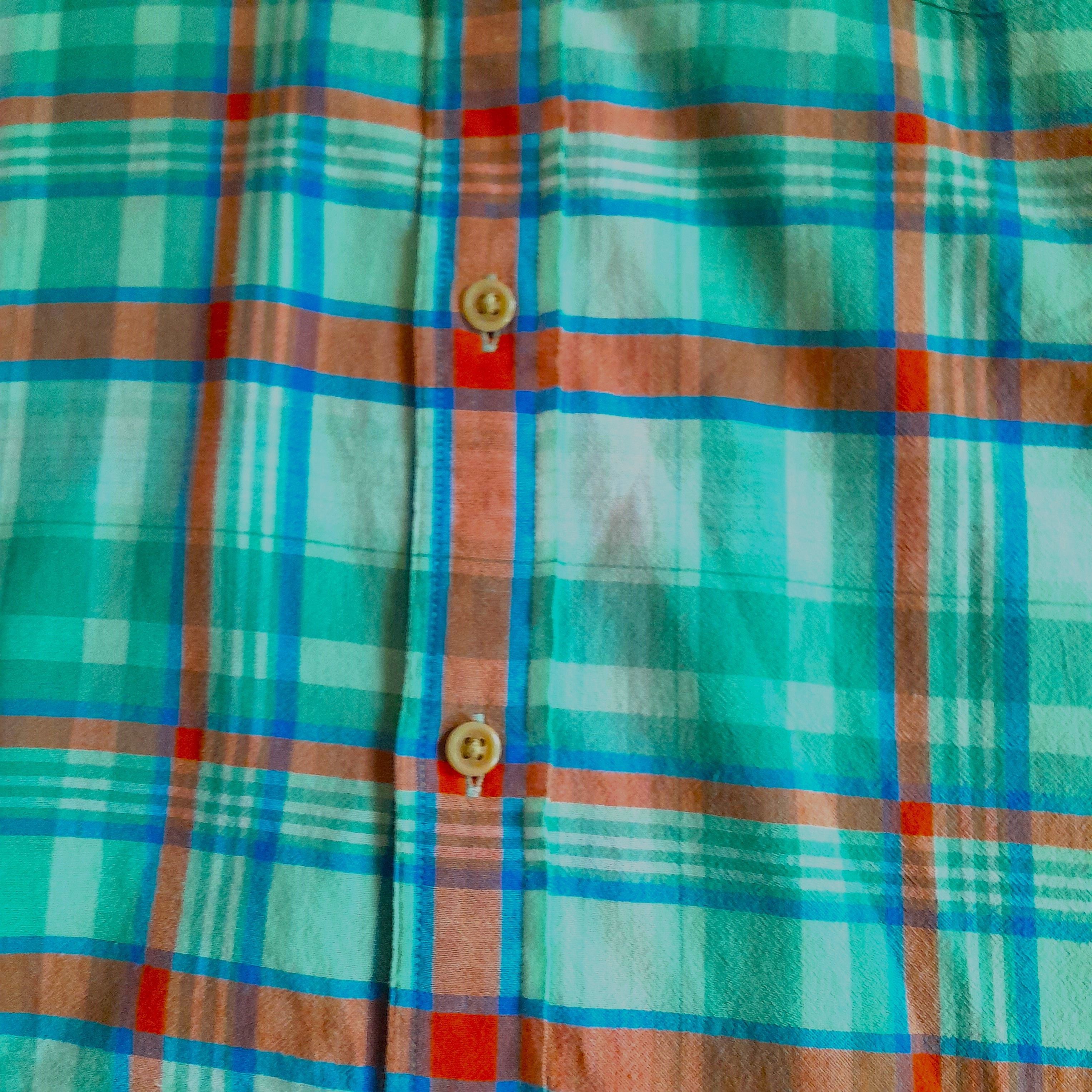 Lands' End Lands' End Shirt Men’s Plaid Multicolor Button-Down Size US L / EU 52-54 / 3 - 4 Thumbnail