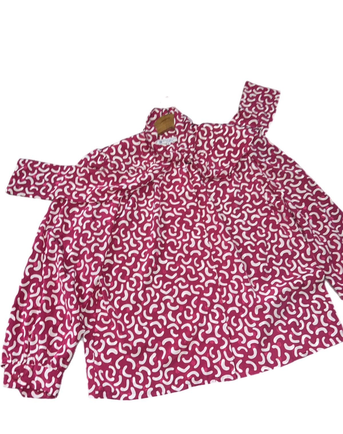 Givenchy Vintage Givency Tie Top Blouse Lapine Size L / US 10 / IT 46 - 1 Thumbnail