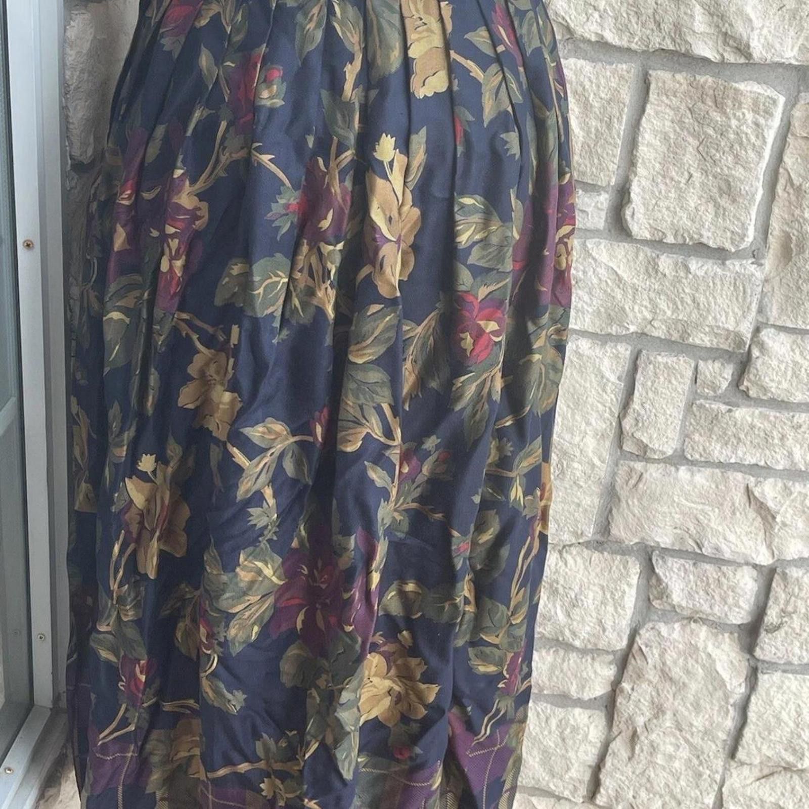 Other J.G. Hook Vintage Yellow Floral Skirt 6 Size 28" / US 6 / IT 42 - 2 Thumbnail