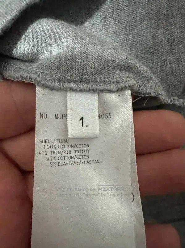 Thom Browne Thom Browne Gray Striped Embroidered Polo Shirt . Size US S / EU 44-46 / 1 - 5 Thumbnail