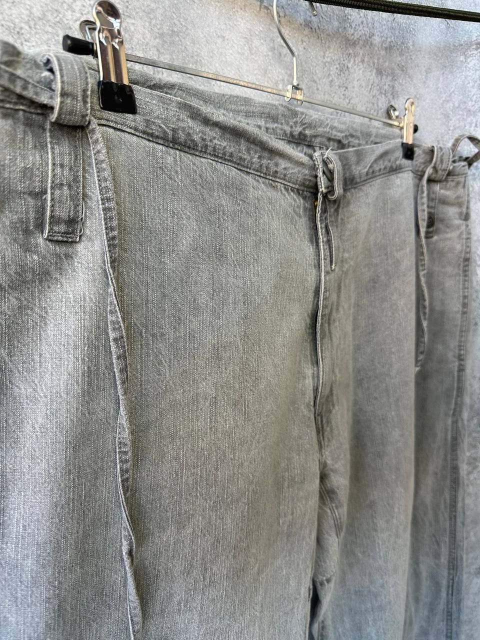 Diesel × Vintage Diesel Relaxed Fit Washed Grey Pants Belt Detail Vintage Size US 32 / EU 48 - 4 Thumbnail