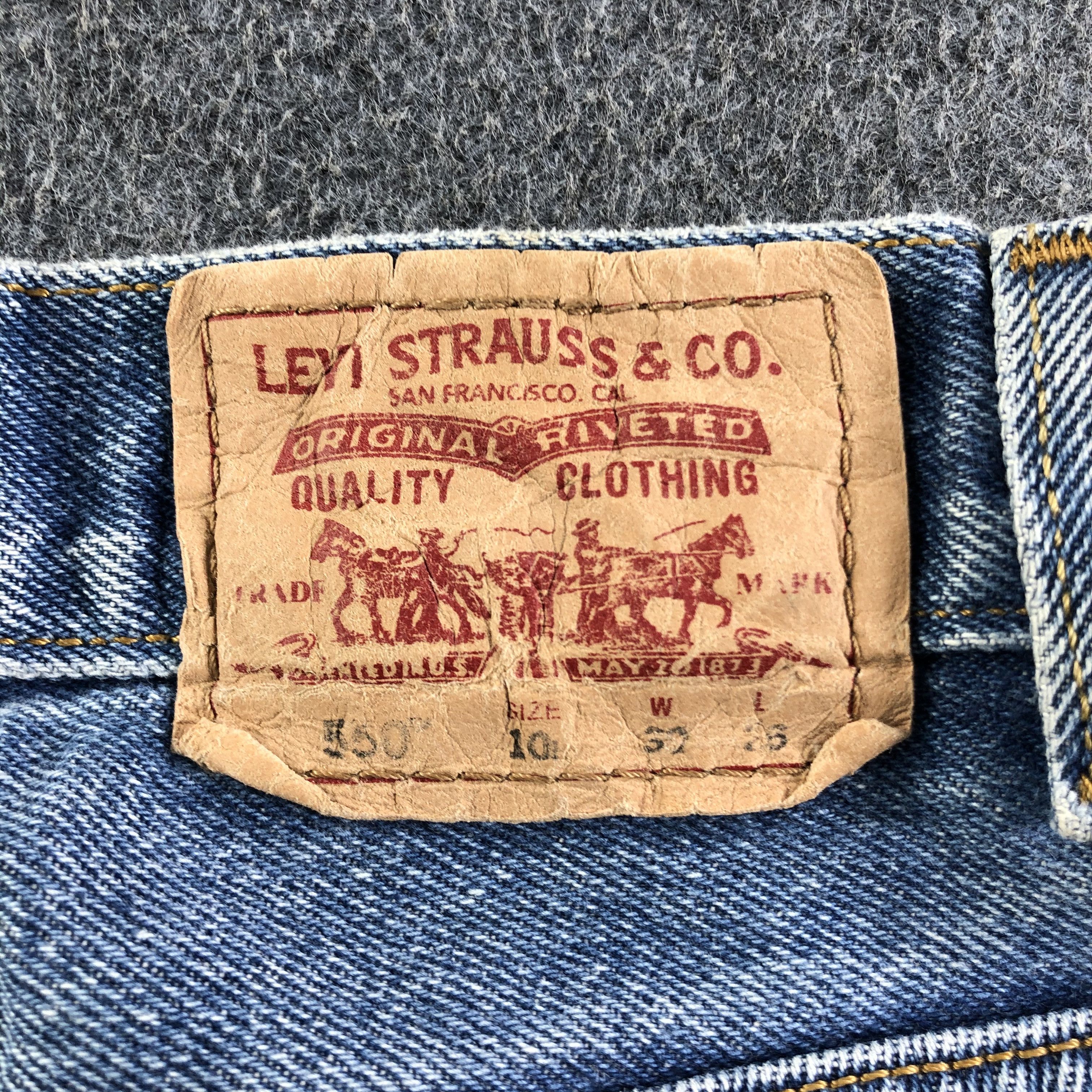 Levi's Vintage Blue Wash Levis 550 Jeans-J3246 Size US 31 - 5 Thumbnail