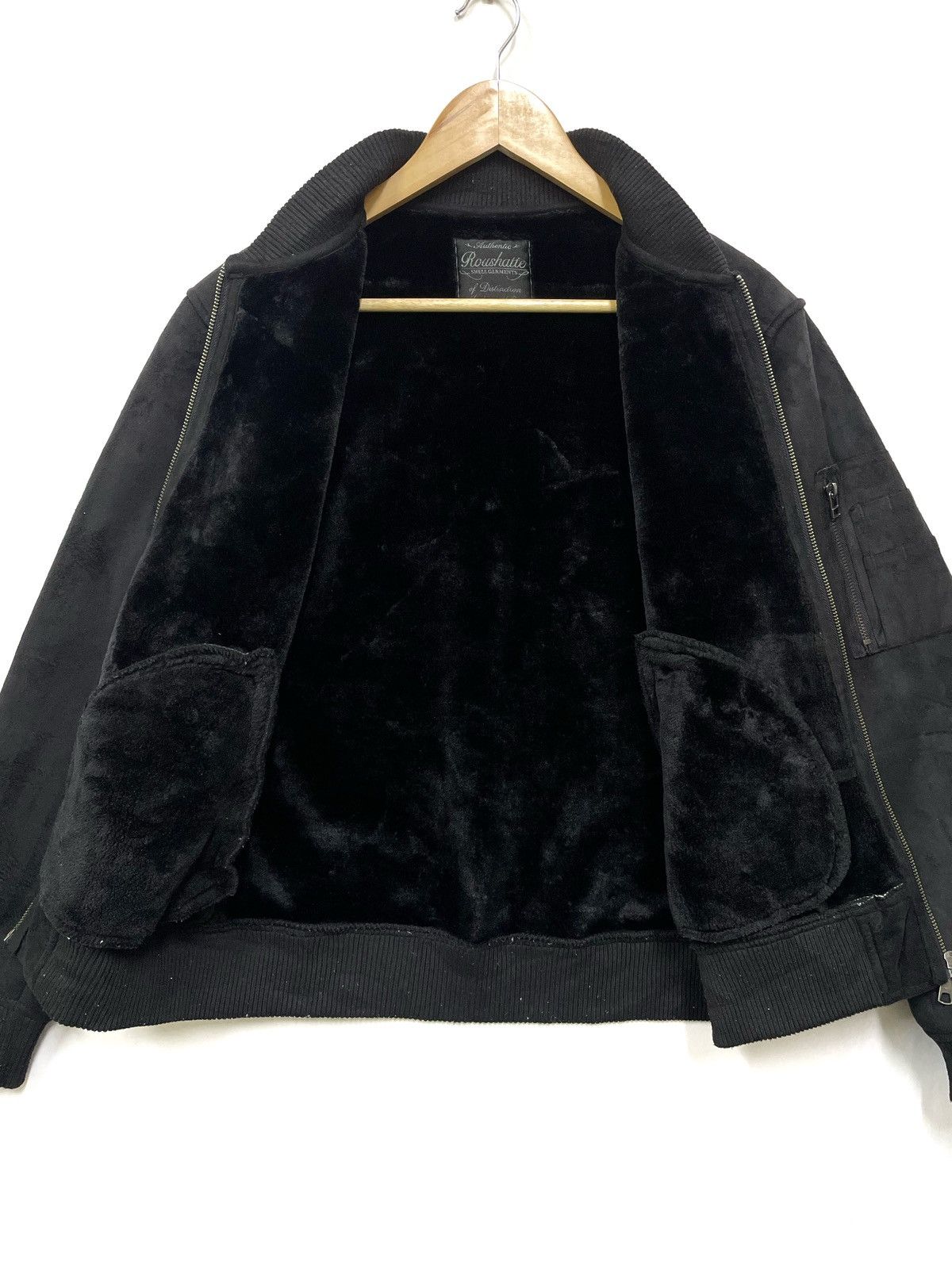 If Six Was Nine × Japanese Brand × Vintage Super Black Shell Garments Bomber Jacket Size US L / EU 52-54 / 3 - 5 Thumbnail