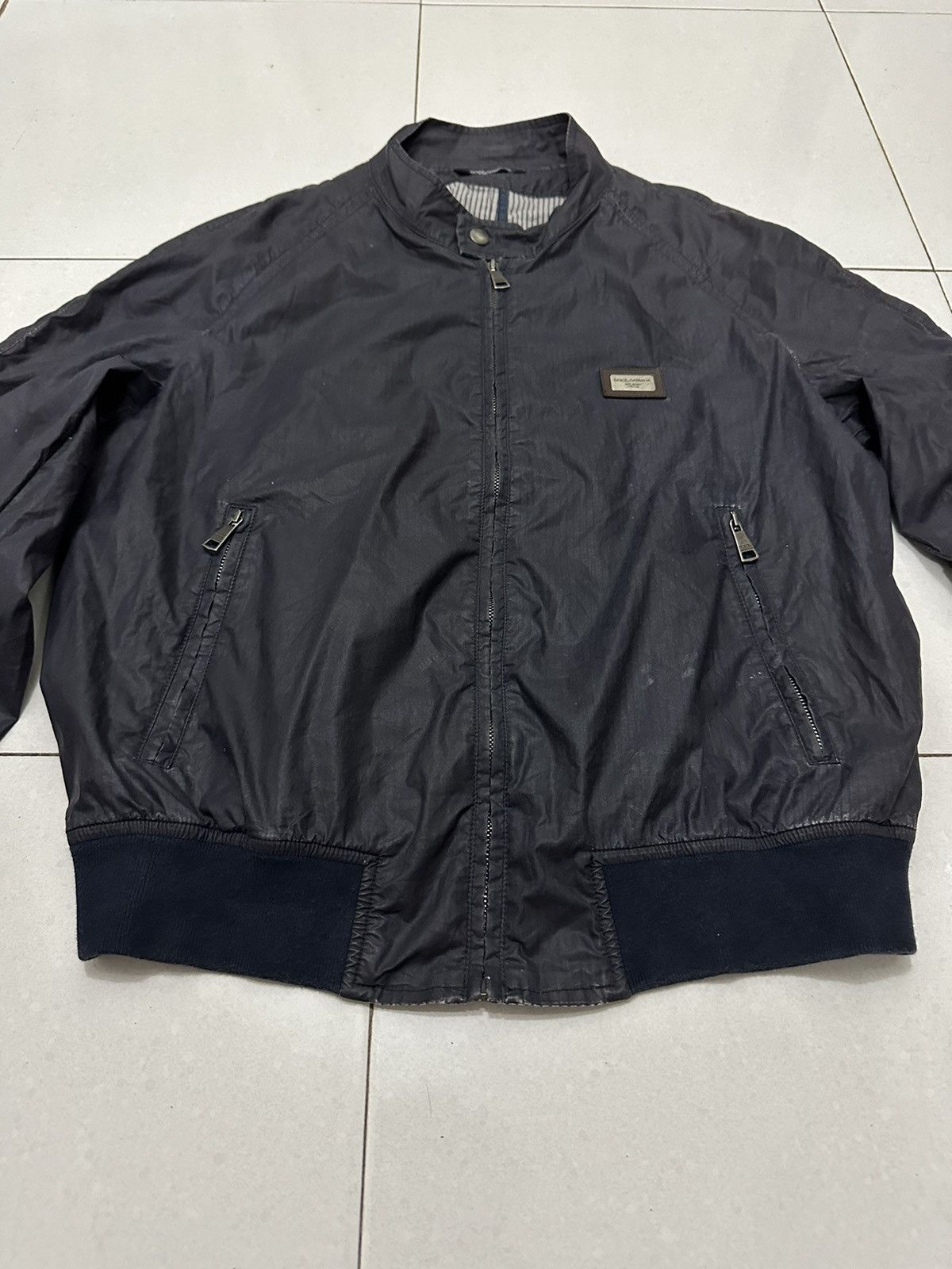 Dolce & Gabbana VTG Distress Dolce & Gabbana Logo Plaque Jacket Size US M / EU 48-50 / 2 - 6 Thumbnail