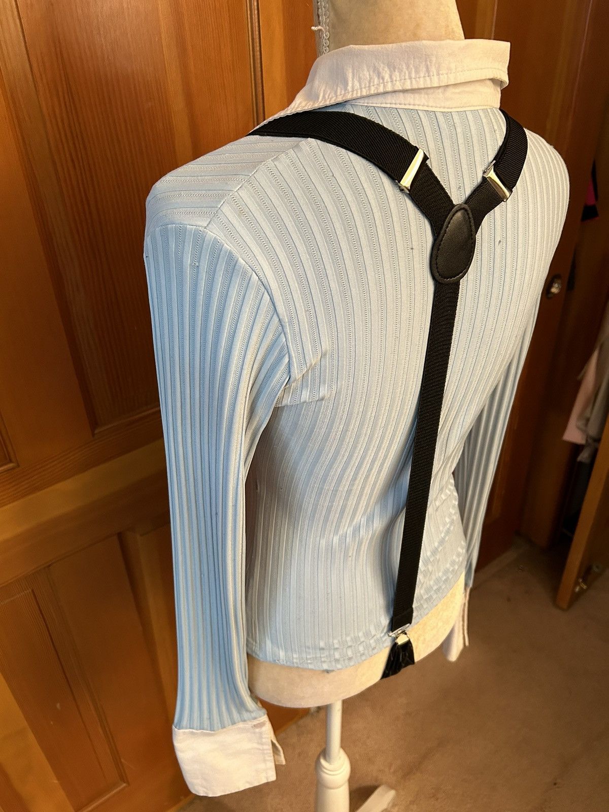 Designer × Other × Vintage Y2K 1990’s Vintage Blue Cuffed and Collar Shirt. Size M / US 6-8 / IT 42-44 - 3 Thumbnail