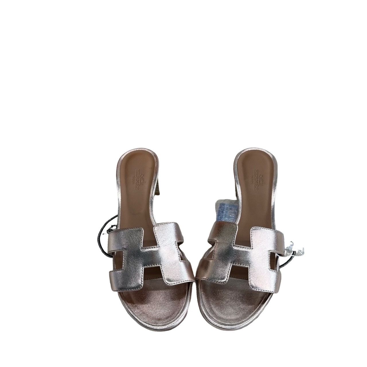 Hermes Hermès Metallic Oasis Sandals Size 35 Size US 5 / IT 35 - 1 Thumbnail