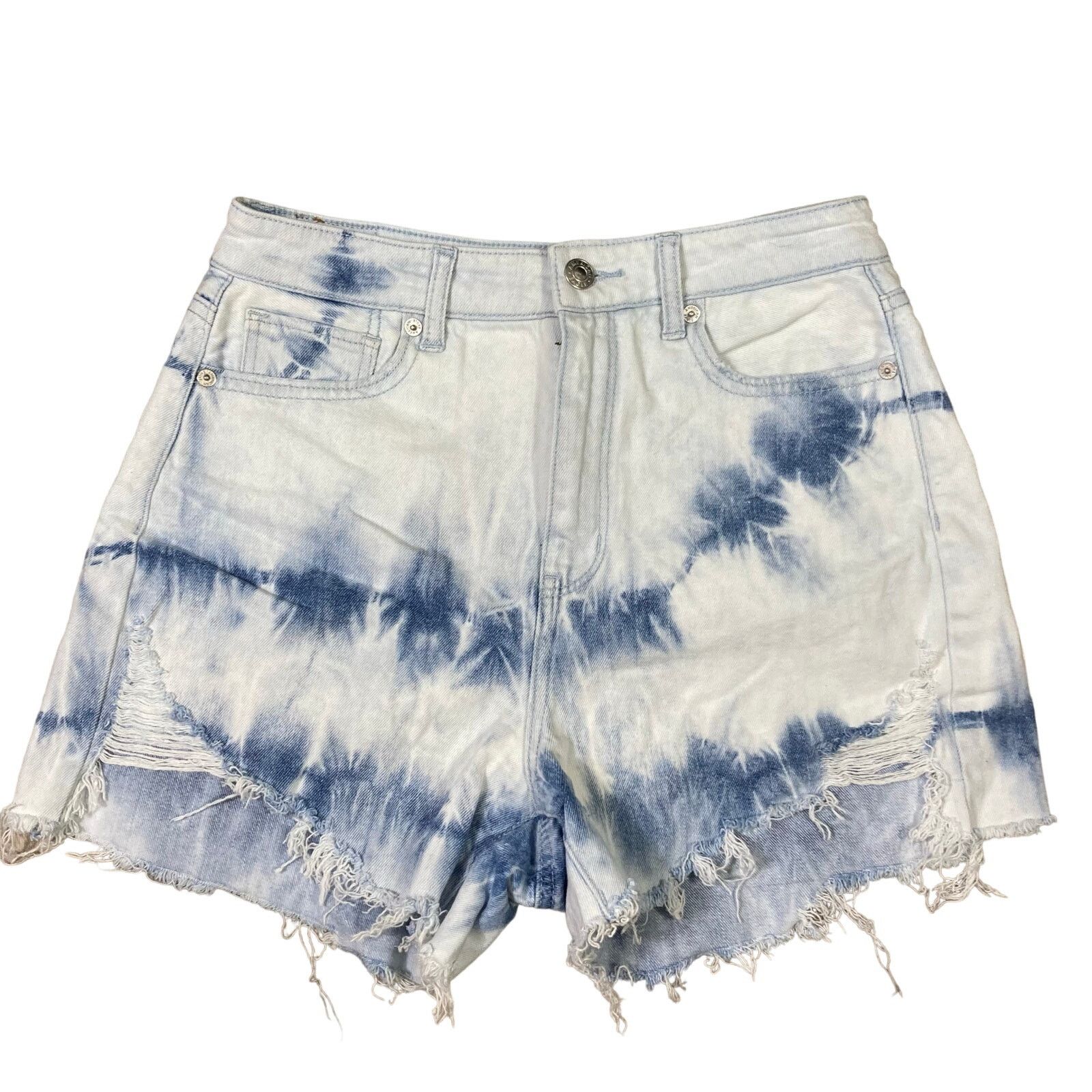 American Eagle Outfitters American Eagle Women's Tie Dye Denim Shorts Shortie 4 Size 27" / US 4 / IT 40 - 1 Thumbnail