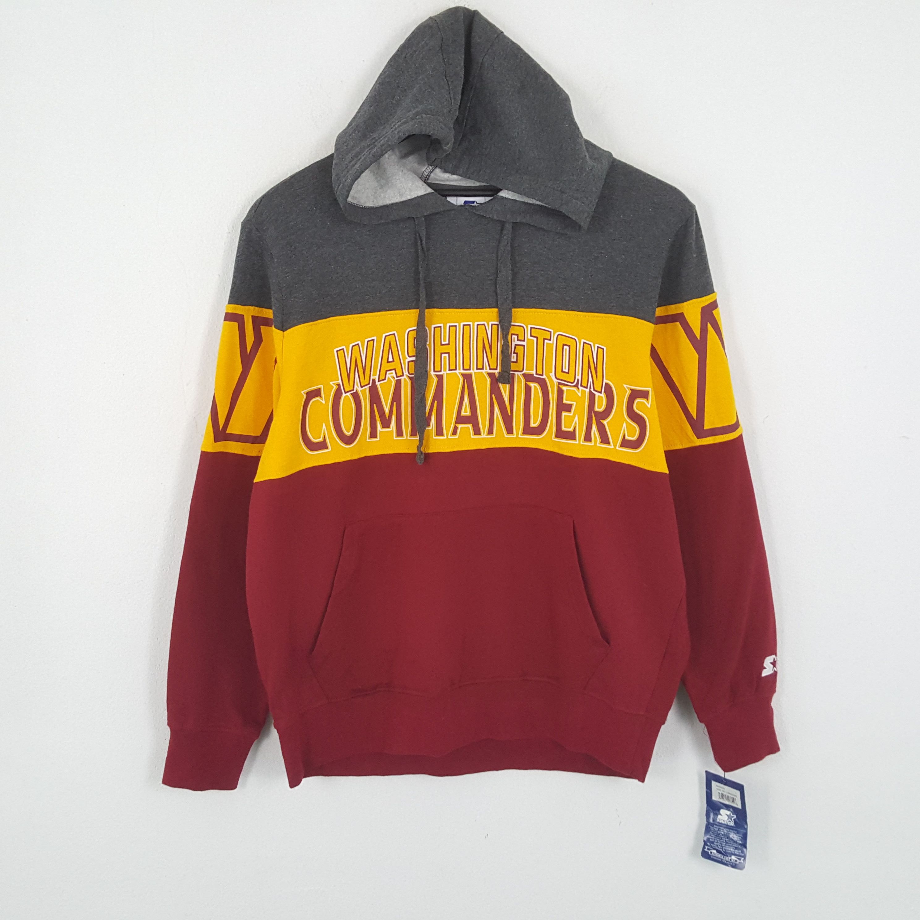 NFL × Starter × Vintage WASHINGTON COMANDERS NFL Football Team Hoodies Size US XL / EU 56 / 4 - 1 Thumbnail