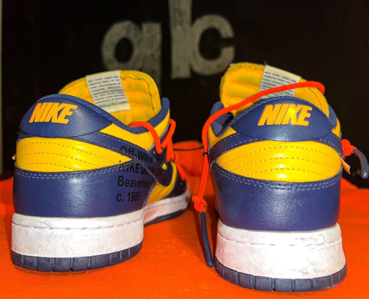 Off-White OFF WHITE “UNIVERSITY GOLD” DUNK Size US 11 / EU 44 - 8 Thumbnail