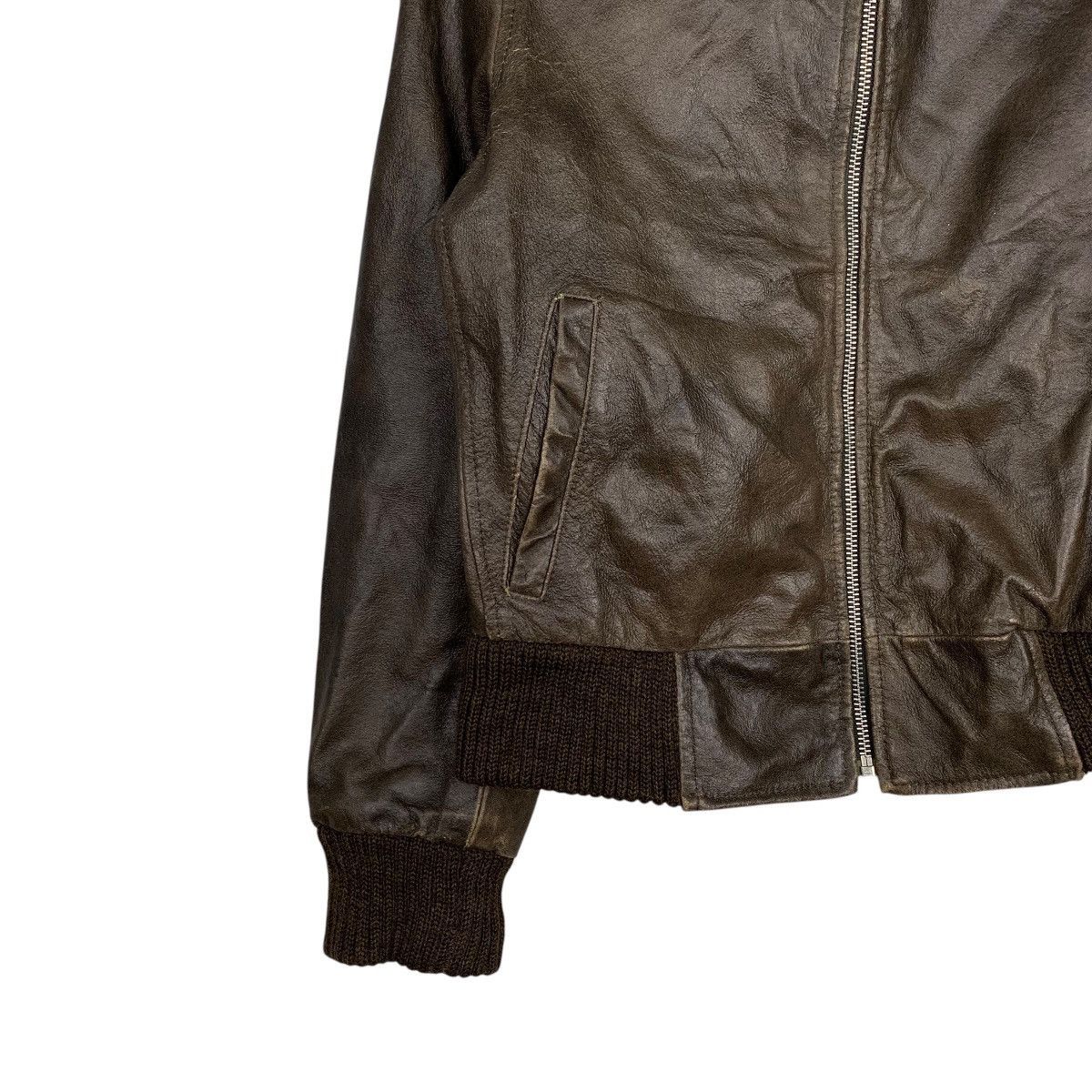 Japanese Brand Japanese Brand A Via Bus Motorcycle Riding Leather Jacket Size S / US 4 / IT 40 - 3 Thumbnail