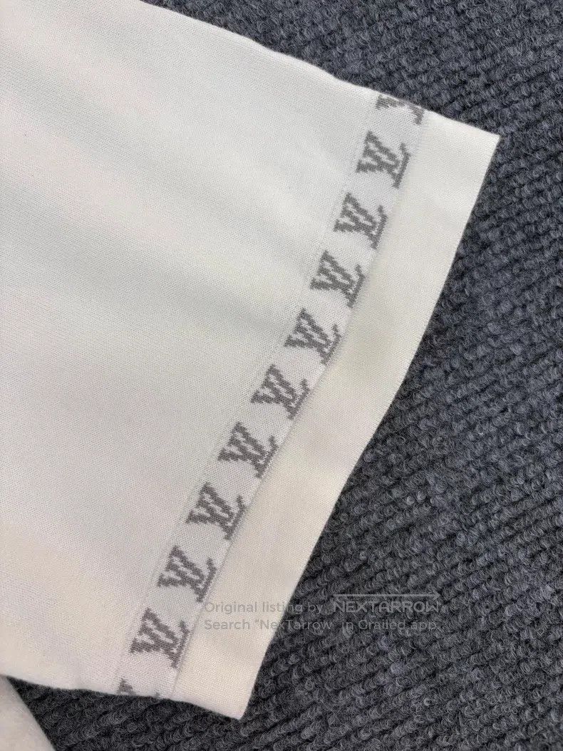 Louis Vuitton Louis Vuitton 24ss cuffs monogram logo knit short sleeves Size US M / EU 48-50 / 2 - 5 Thumbnail