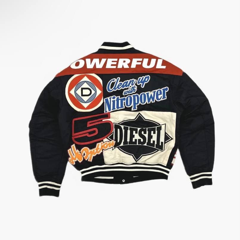 Diesel DIESEL bomber jacket Size: L Black Men A04982 Size US L / EU 52-54 / 3 - 2 Thumbnail