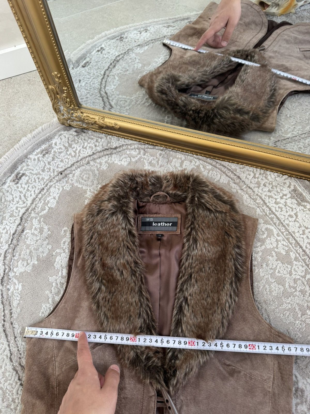 If Six Was Nine Vintage Vest-Jacket Fur/Leather Rick Owens LGB Style Size XL / US 12-14 / IT 48-50 - 4 Thumbnail