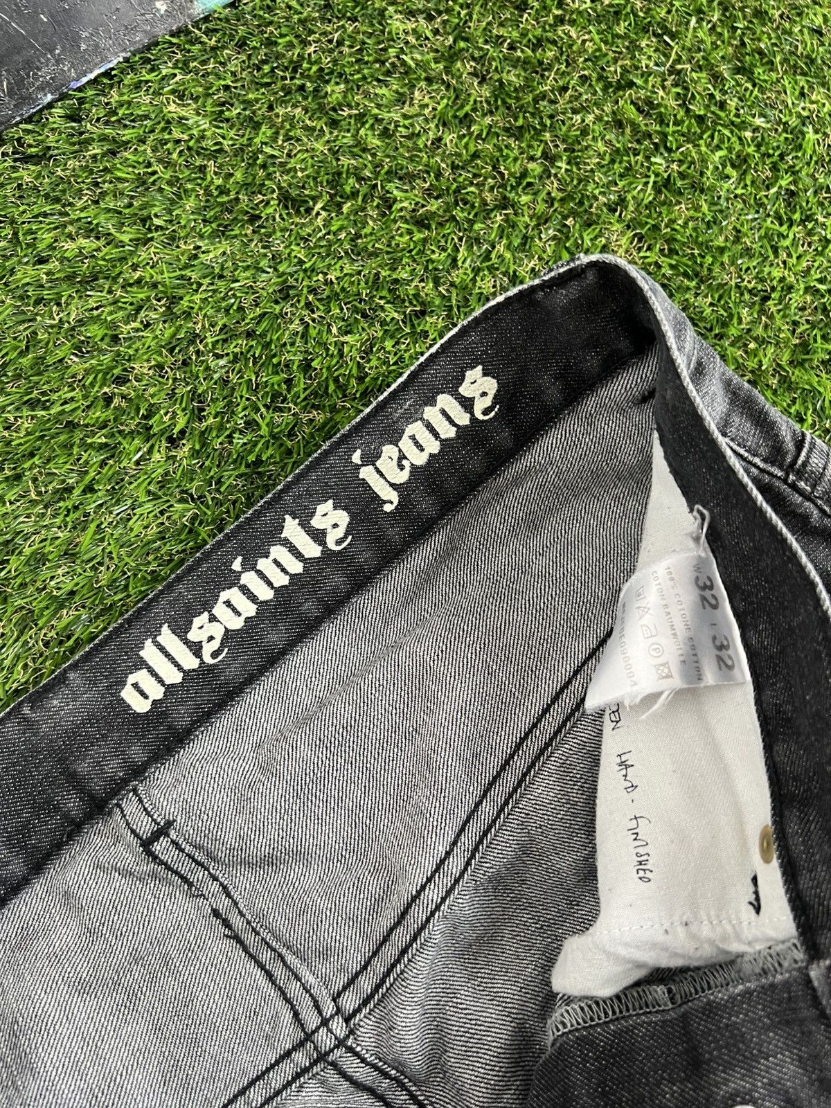 Allsaints Vintage Allsaints Jeans Distressed Denim Faded Y2K Style Size US 32 / EU 48 - 5 Thumbnail