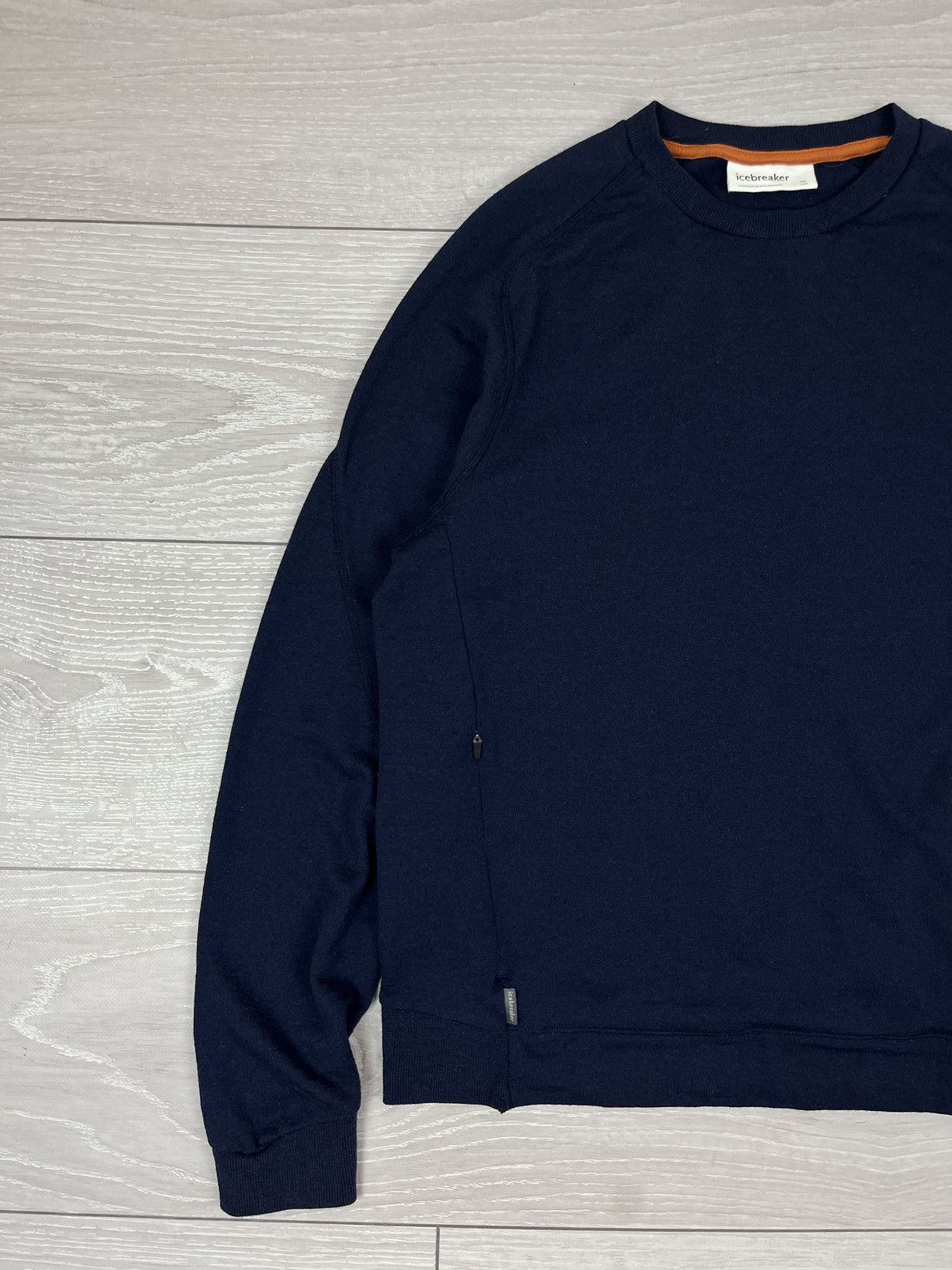 Icebreaker Icebreaker Blue Wool Pockets Knit Sweater Size US M / EU 48-50 / 2 - 3 Thumbnail