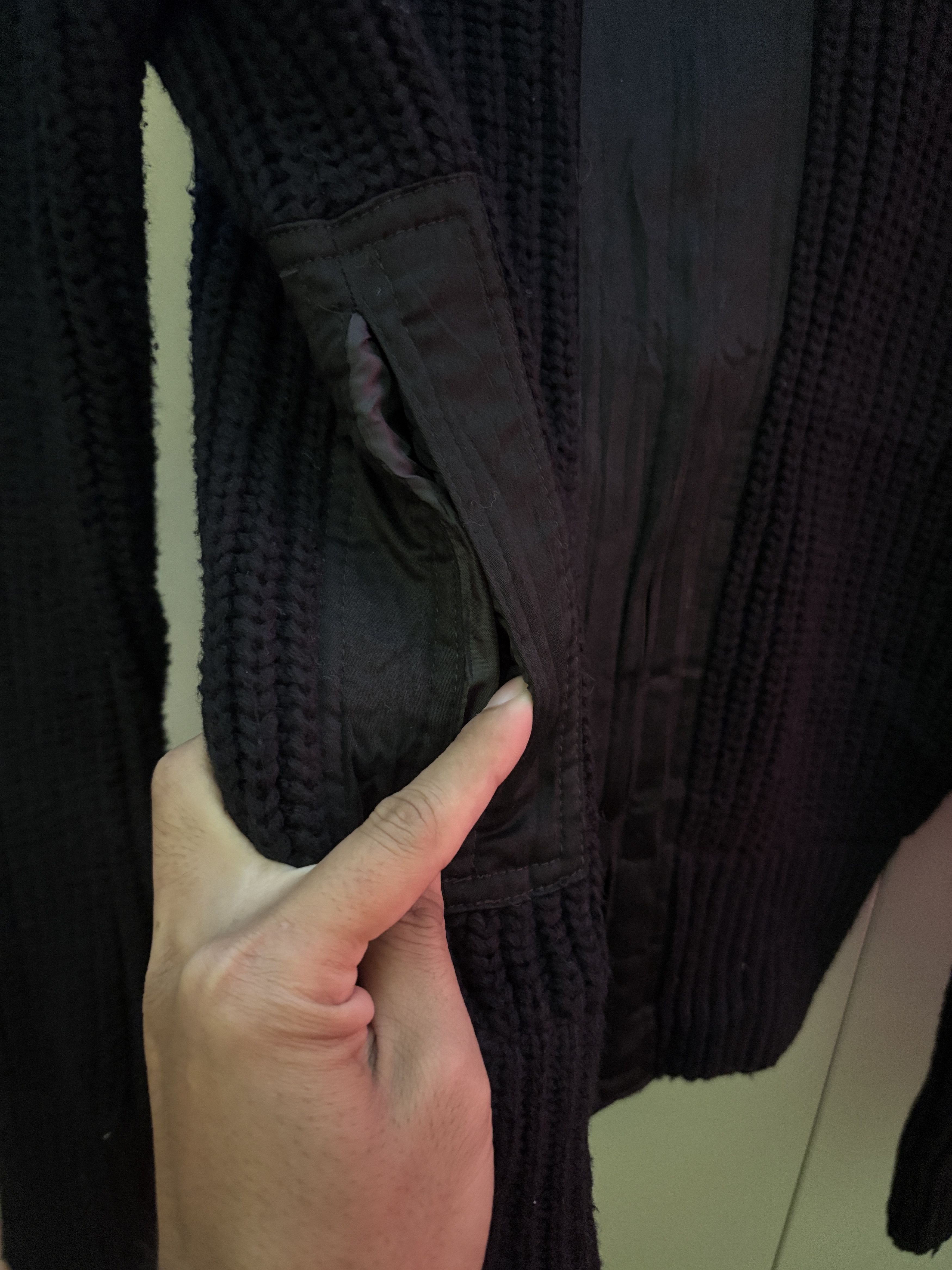 FCUK × French Connection French Connection Knit Wool Zipper Stretch Sweater Size US S / EU 44-46 / 1 - 5 Thumbnail