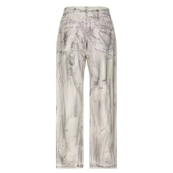 VIBE Vintage jet black tie dye washed dirty jeans Size US 30 / EU 46 - 2 Thumbnail