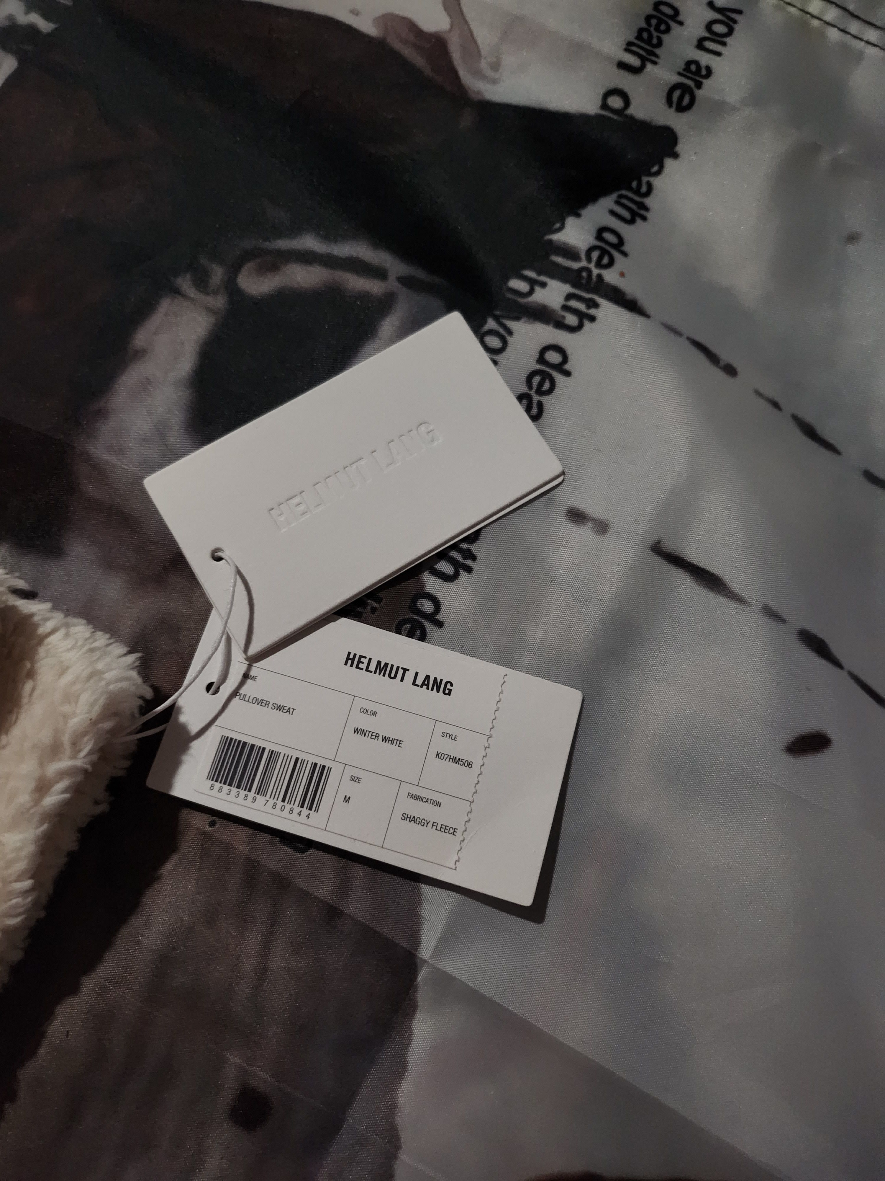 Helmut Lang Helmut Lang Sample Teddy Fleece Sweatshirt Size US M / EU 48-50 / 2 - 3 Thumbnail