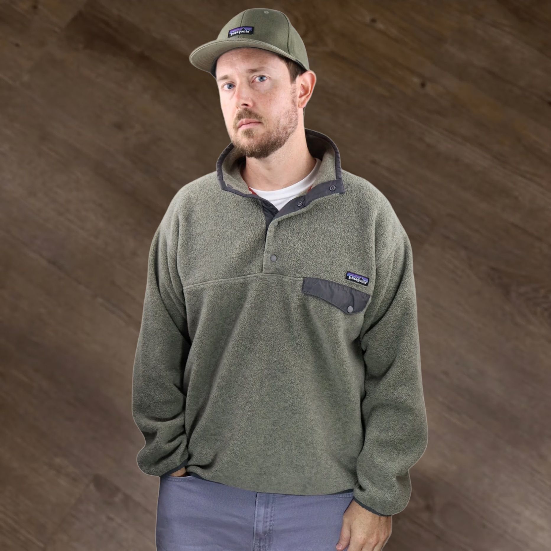 Patagonia × Vintage Rare Vintage 90s Patagonia Snap-T Zen Turtle