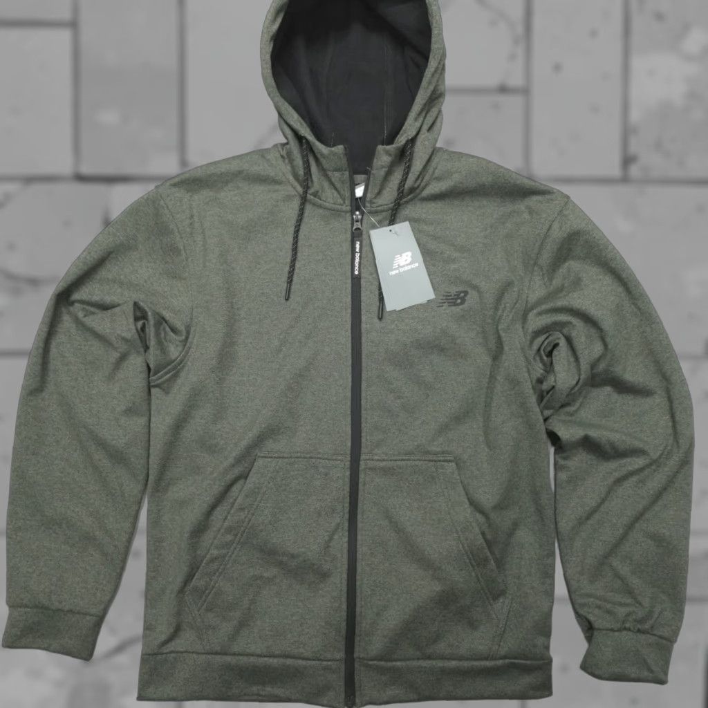 New Balance New Balance Hoodie Full Zip Fleece Lined Men's Size S Grey Soft-Touch Warmth Size US S / EU 44-46 / 1 - 1 Thumbnail