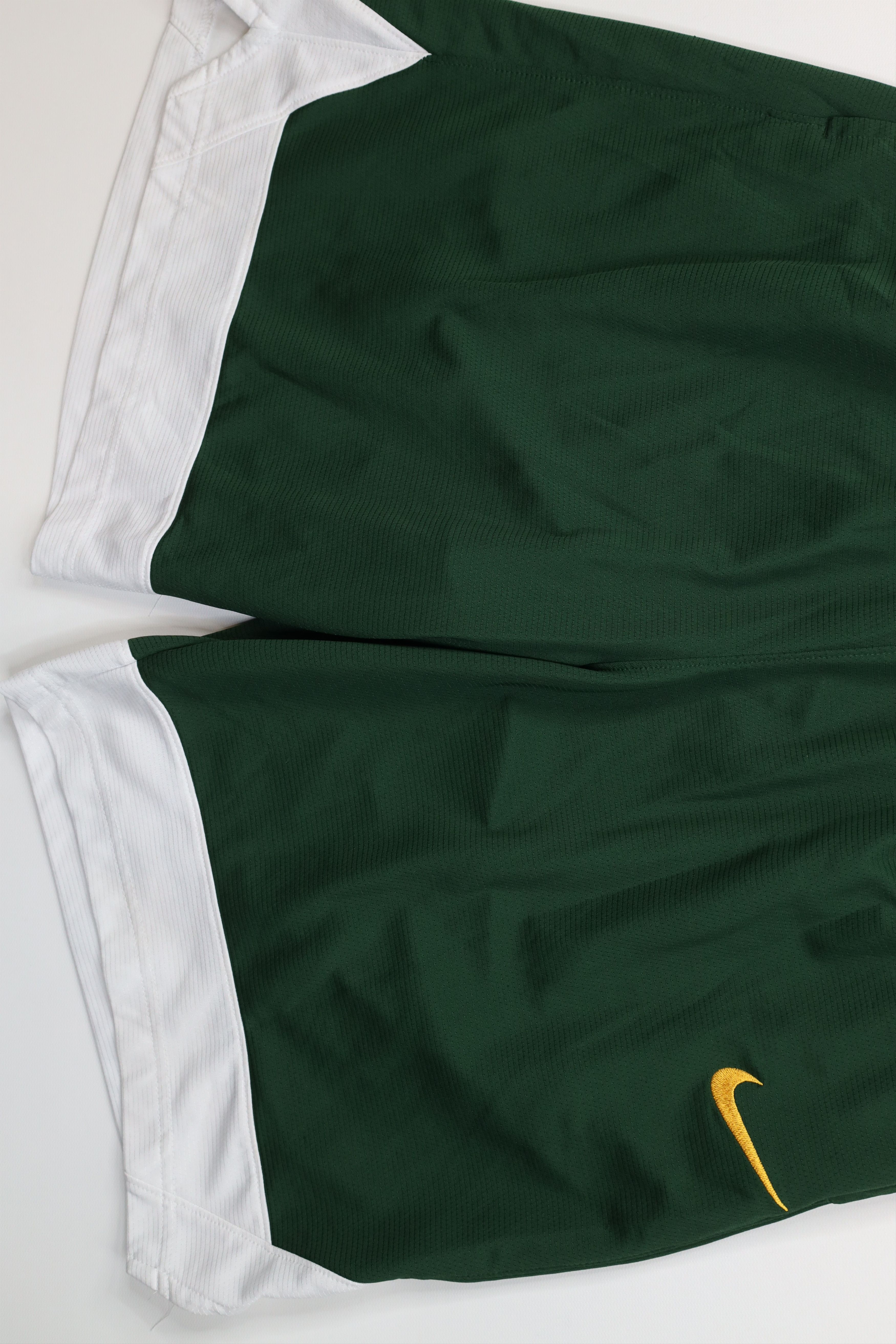 Nike Vintage Y2K Nike Block Gym Basketball Shorts Green Polyester Size US 34 / EU 50 - 4 Thumbnail