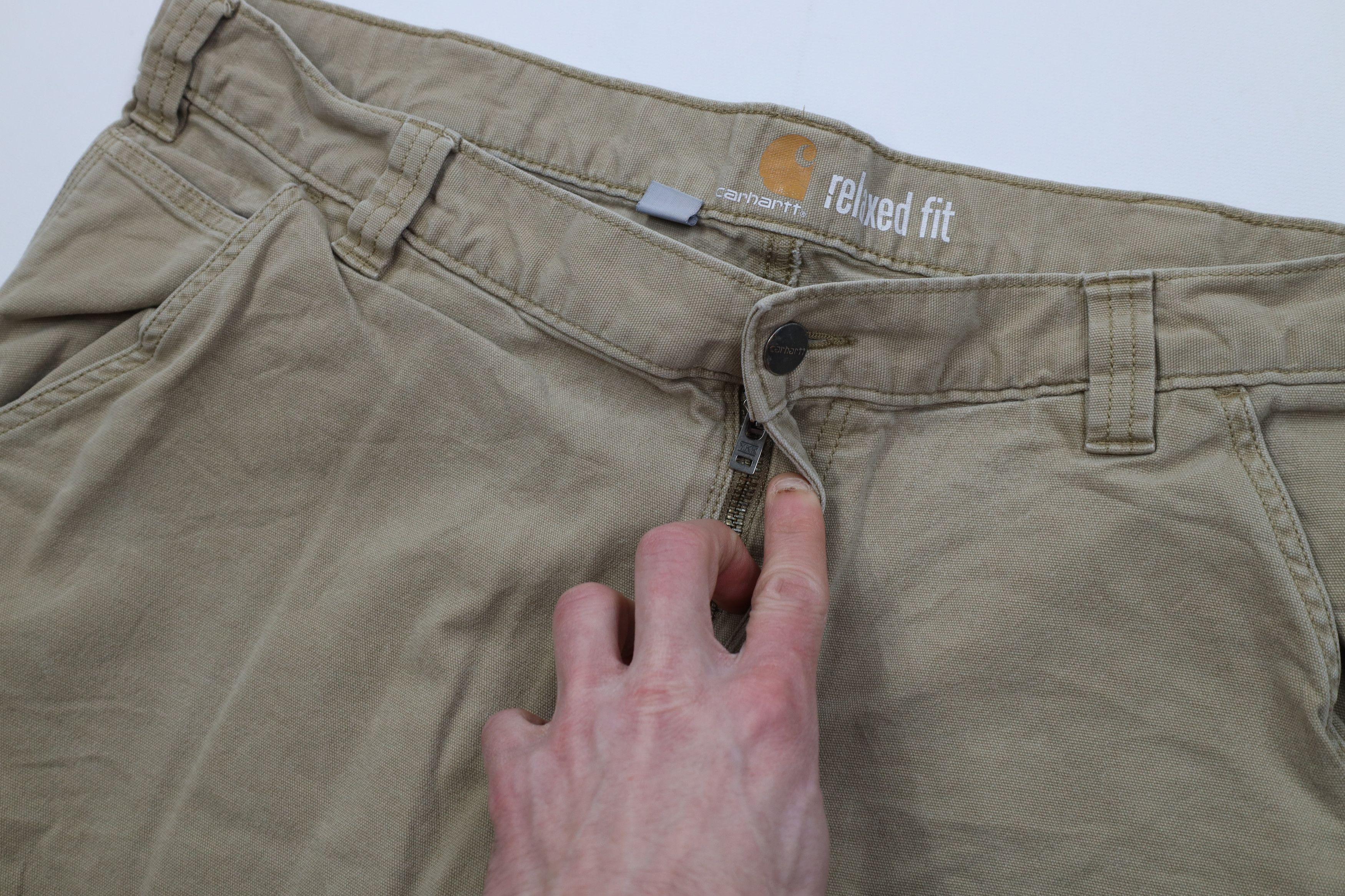 Carhartt Vintage Y2K Carhartt Relaxed Fit Wide Leg Dungaree Pants Size US 38 / EU 54 - 9 Thumbnail