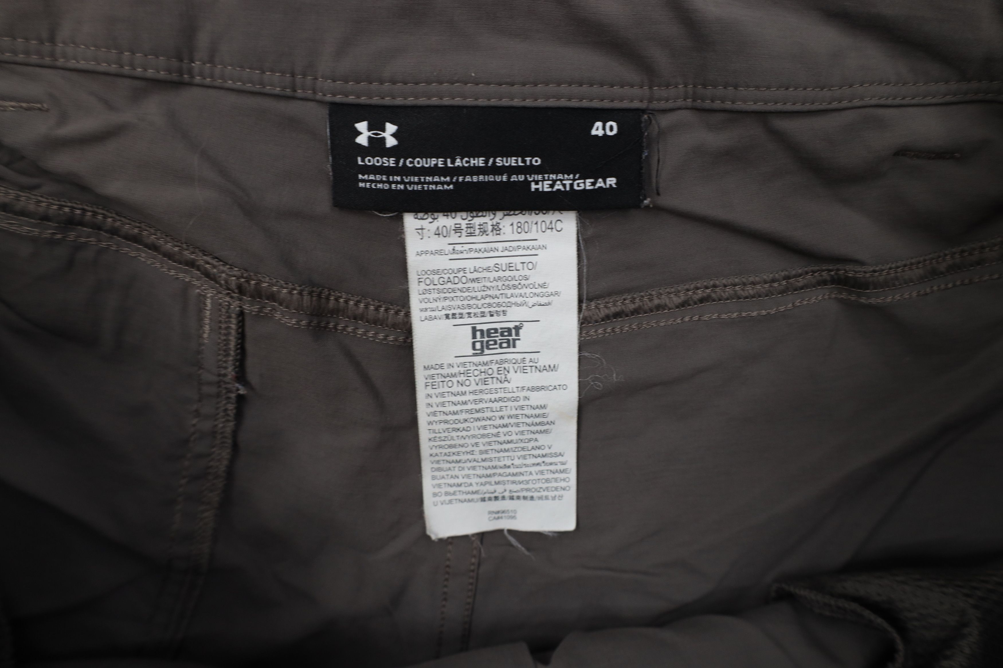 Under Armour Under Armour Fit HeatGear Above Knee Chino Golf Shorts Gray Size US 40 / EU 56 - 10 Thumbnail