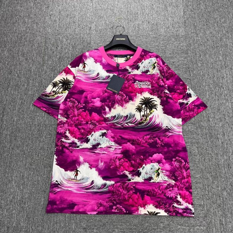 Louis Vuitton Louis Vuitton Tropical Island Wave Short Sleeves Size US XL / EU 56 / 4 - 1 Thumbnail