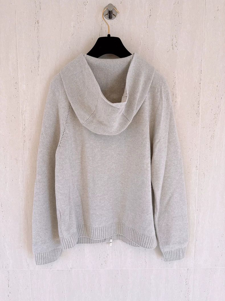 Loro Piana LORO PIANA Small cashmere knit cap jacket Size M / US 6-8 / IT 42-44 - 2 Thumbnail
