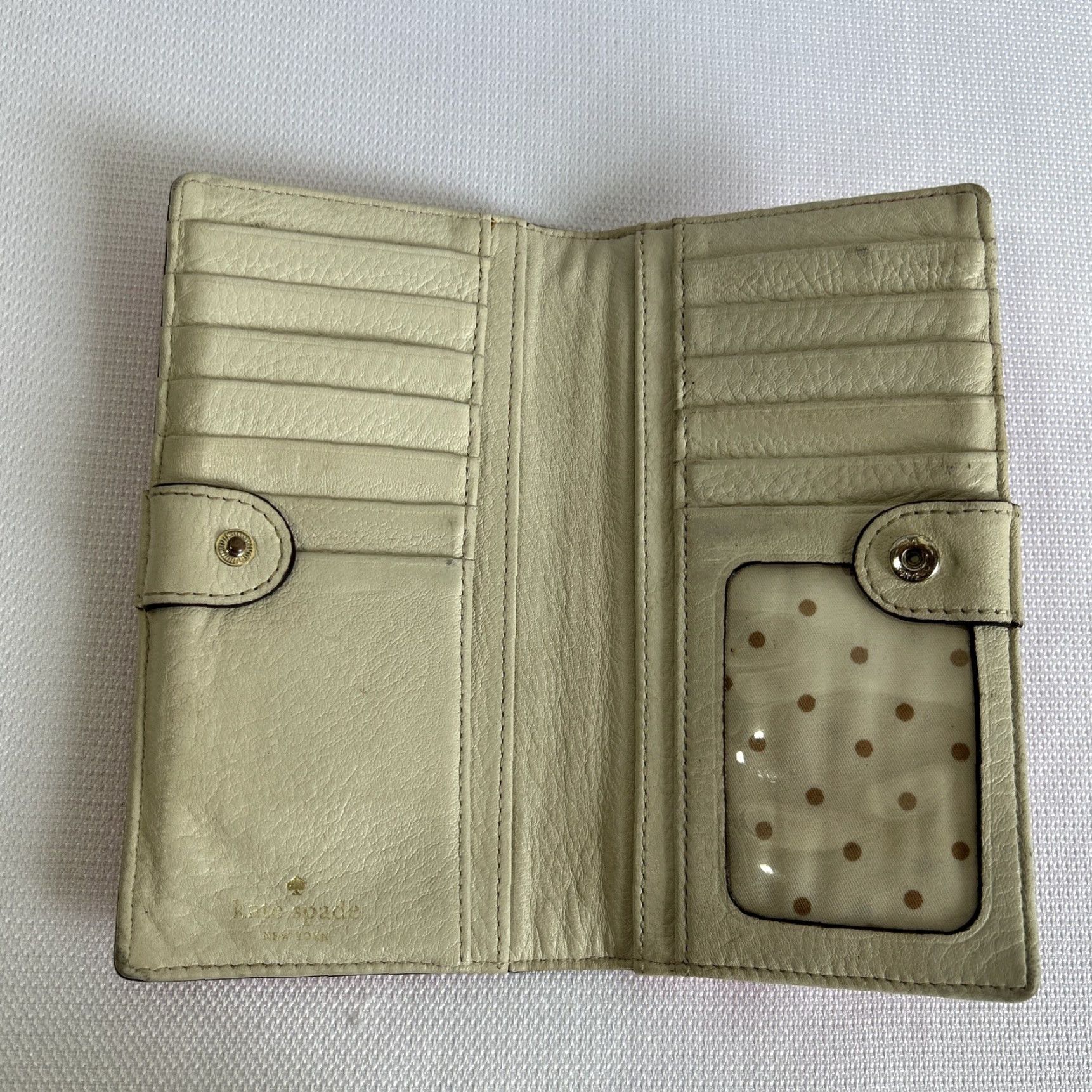 Vintage kate Spade Wallet Pink Slim Bifold Women Pink Size ONE SIZE - 5 Thumbnail