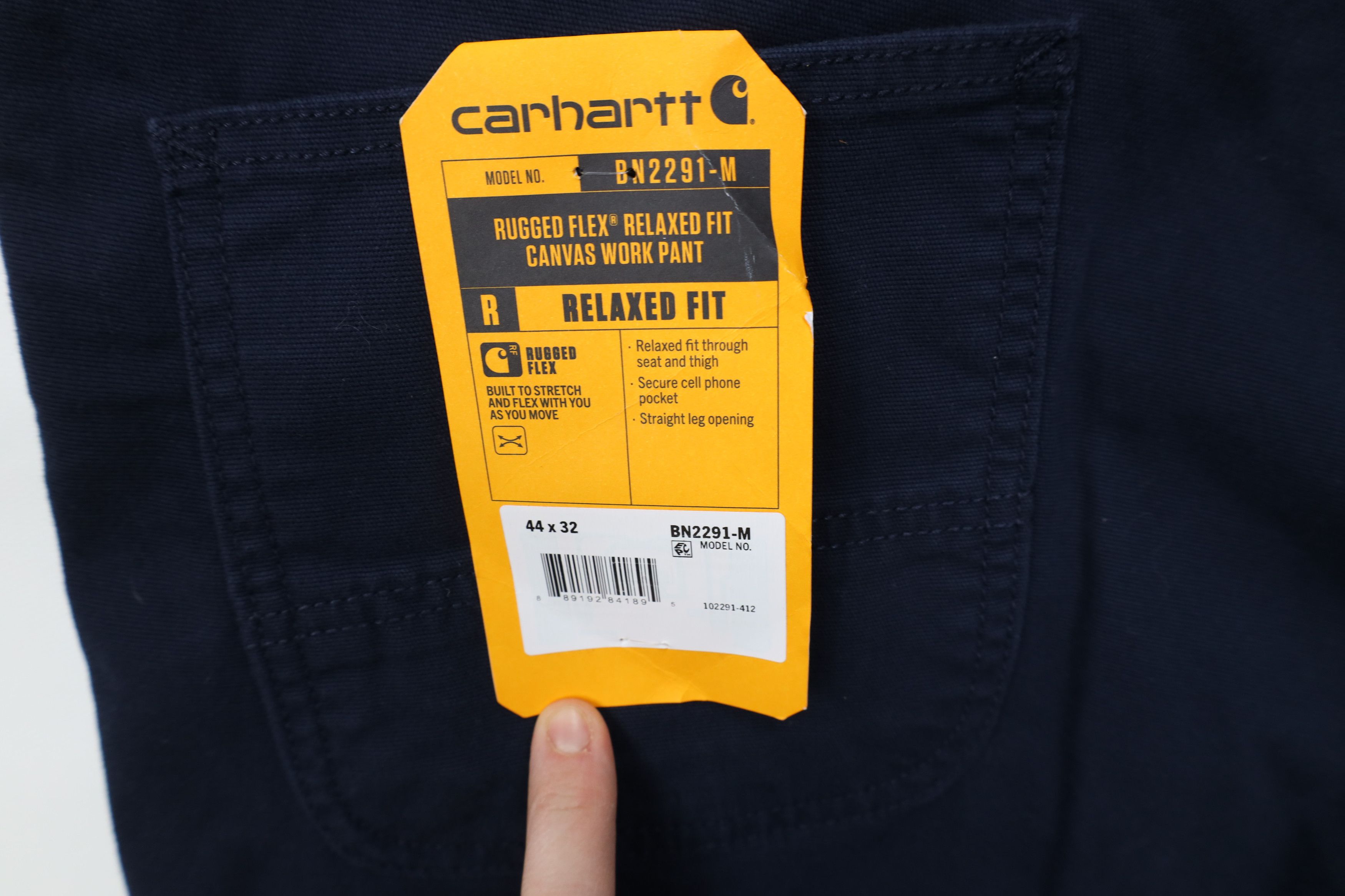 Carhartt Deadstock Vintage Y2K Carhartt Fit Wide Leg Dungaree Pants Size US 44 / EU 60 - 13 Thumbnail