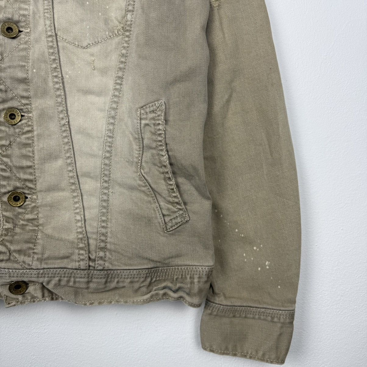 GOA GOA Distress y2k Punk Style Trucker Jacket Size US M / EU 48-50 / 2 - 4 Thumbnail