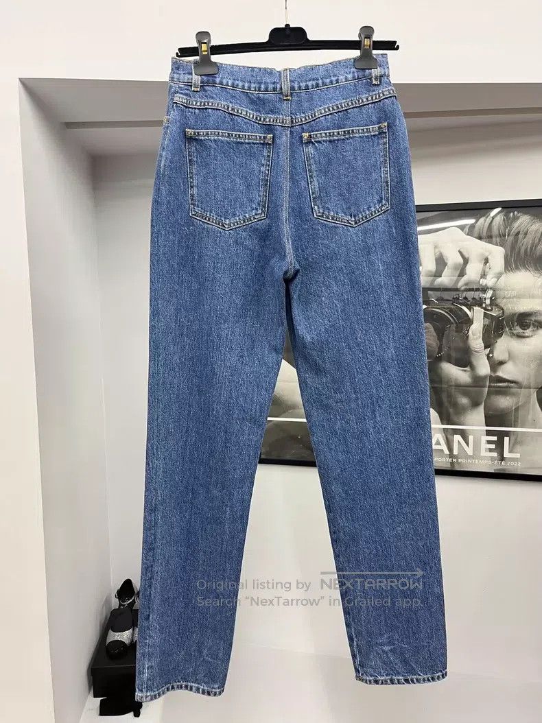 Chanel Chanel 22K blue diamond buckle jeans Size 26" / US 2 / IT 38 - 3 Thumbnail
