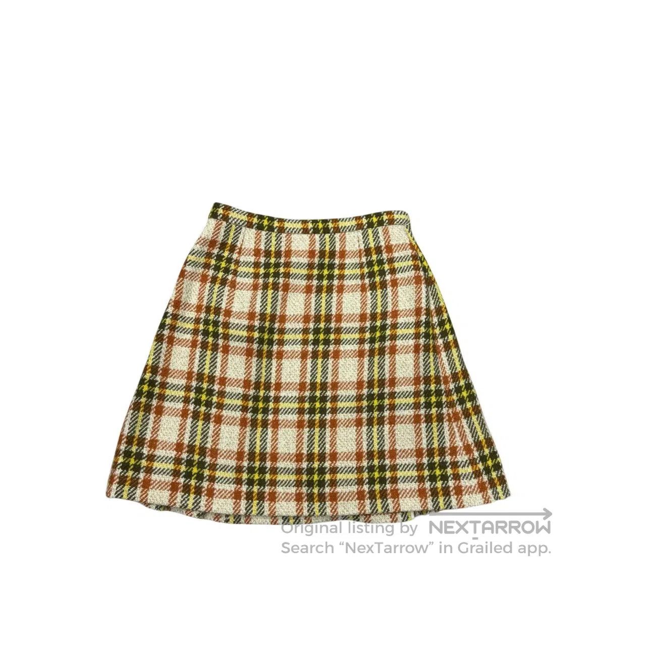 Gucci GUCCI Plaid Mini Skirt. Size 41" - 9 Thumbnail