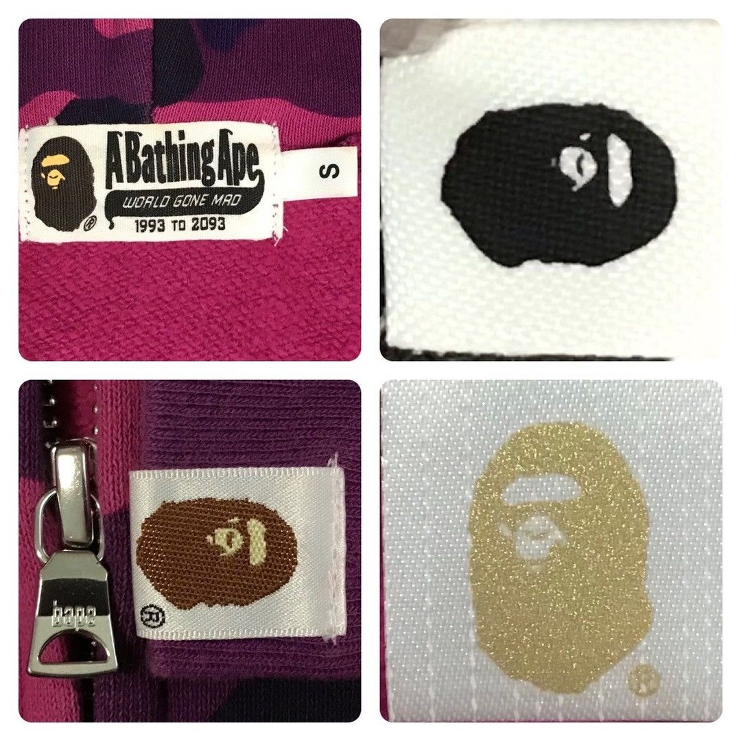 Bape BAPE Shark full zip hoodie purple camo a bathing ape Size US S / EU 44-46 / 1 - 7 Thumbnail