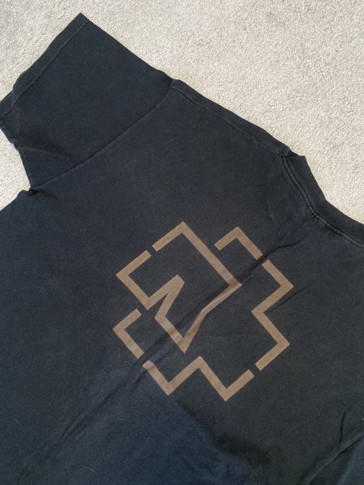 Band Tees × Vintage Vintage 90s Rammstein Band Logo Tee Screen Stars T-shirt Size US XL / EU 56 / 4 - 8 Thumbnail