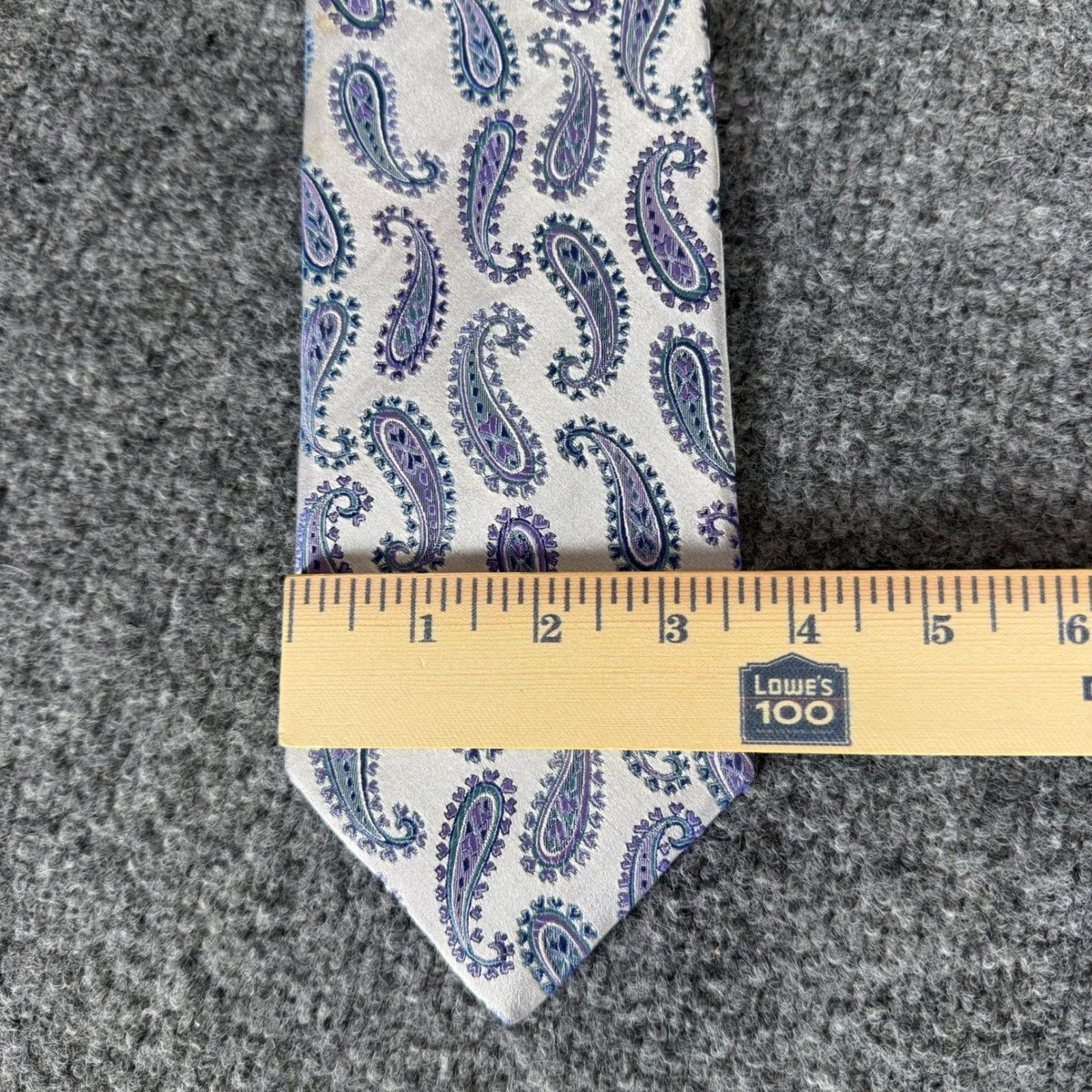 Other Chelsea Robert Talbott Mens Silk Paisley Tie Handsewn Size ONE SIZE - 5 Thumbnail