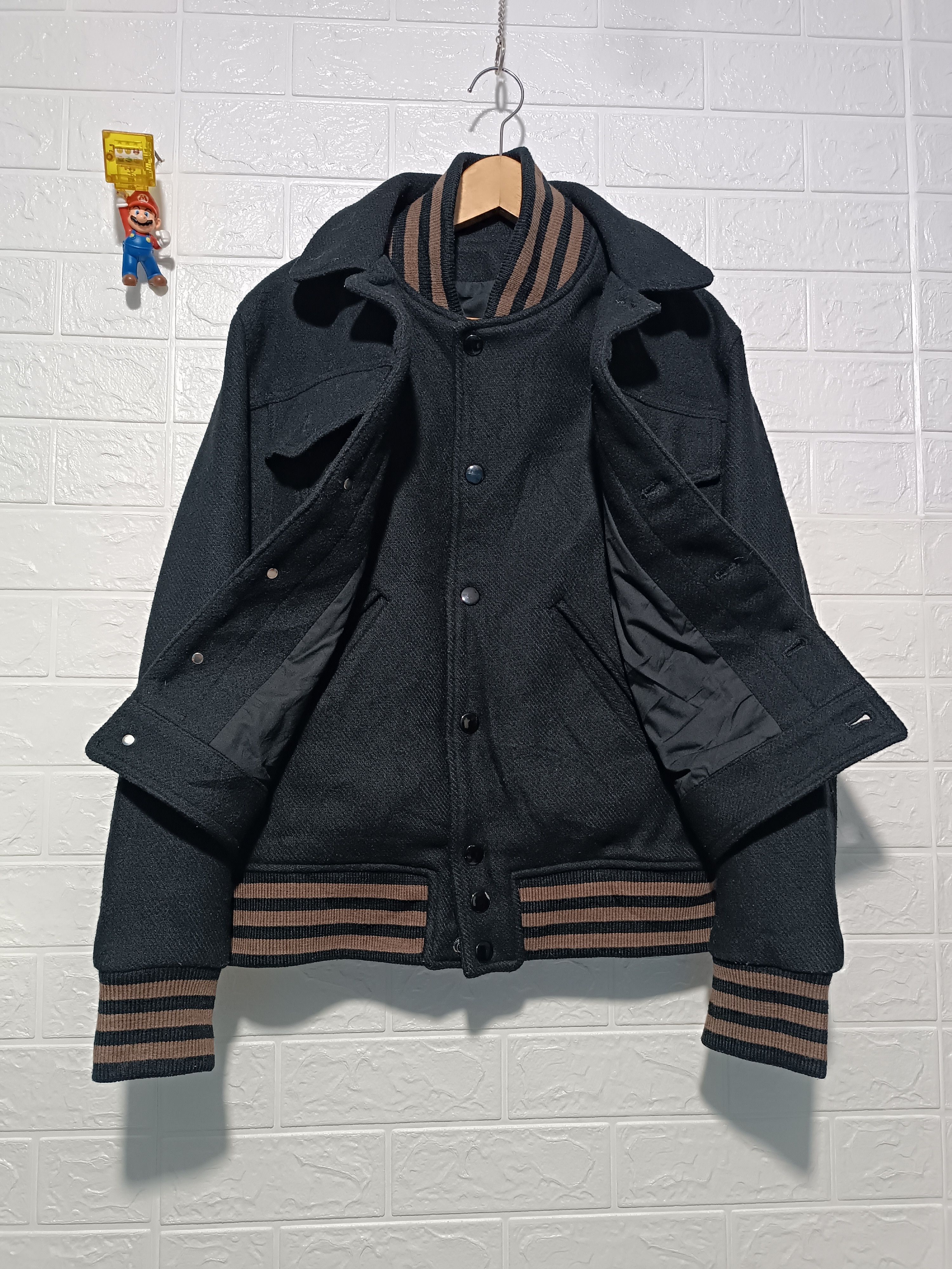 Japanese Brand Double Layer Wool Jacket Size US M / EU 48-50 / 2 - 5 Thumbnail