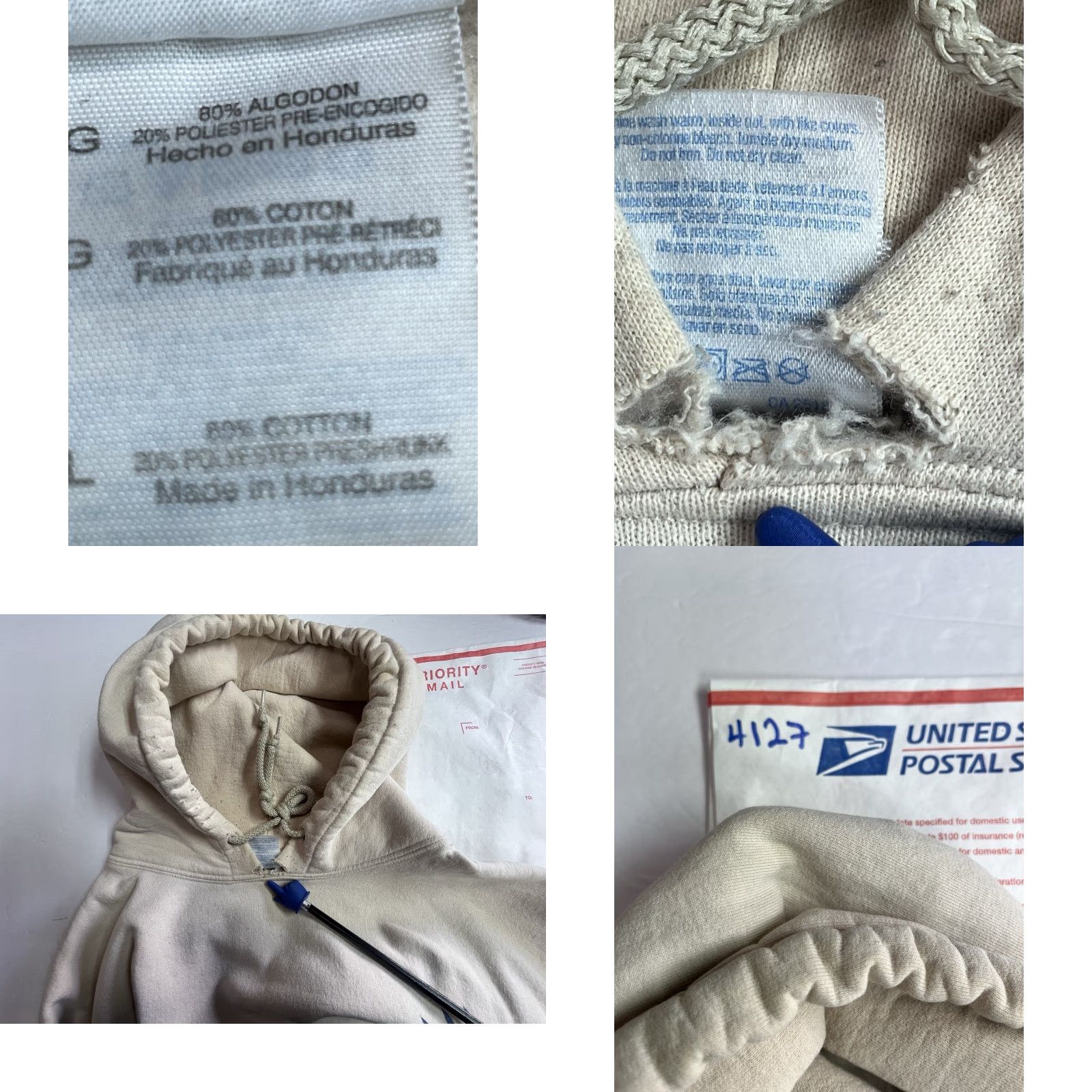 Gildan US Navy Owned Proud Class Gildan Heavy Blend Pullover Hoodie Beige XL Mens Size US XL / EU 56 / 4 - 8 Thumbnail