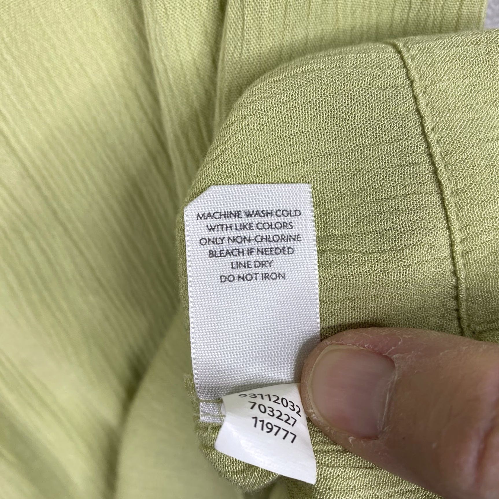 J. Jill J. Jill Womens Top XL Green Pleated Short Cap Sleeve Rayon Blouse Size XL / US 12-14 / IT 48-50 - 7 Thumbnail