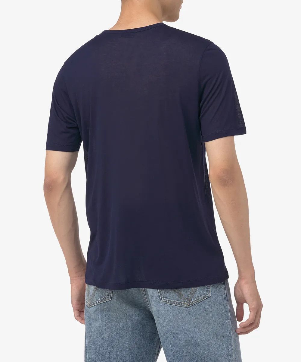 Saint Laurent Paris o1s1wg110625 749102 T-Shirt in Blue Size US XXL / EU 58 / 5 - 3 Thumbnail