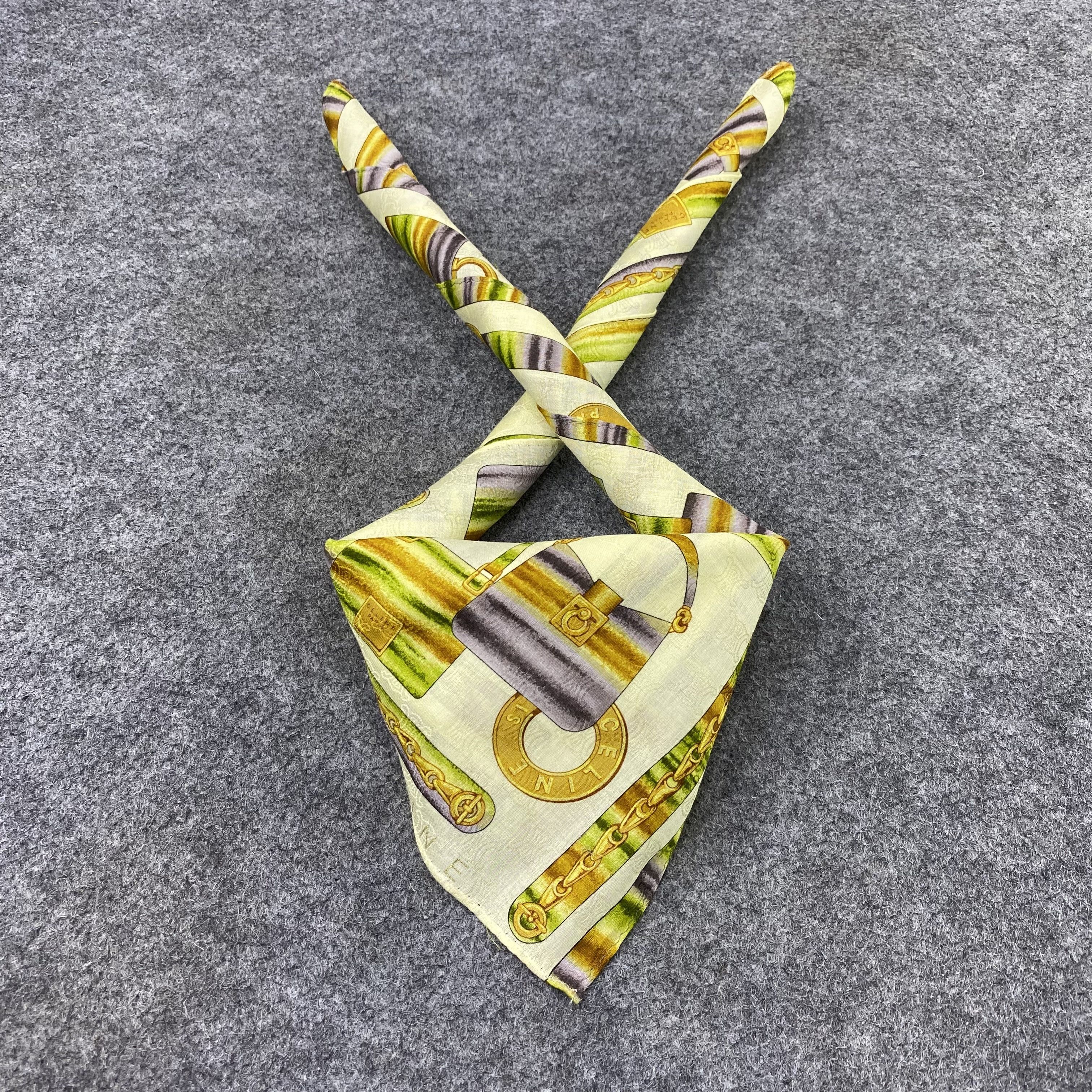 Celine Celine Handkerchief Neckerchief Bandana-B1771 Size ONE SIZE - 2 Thumbnail