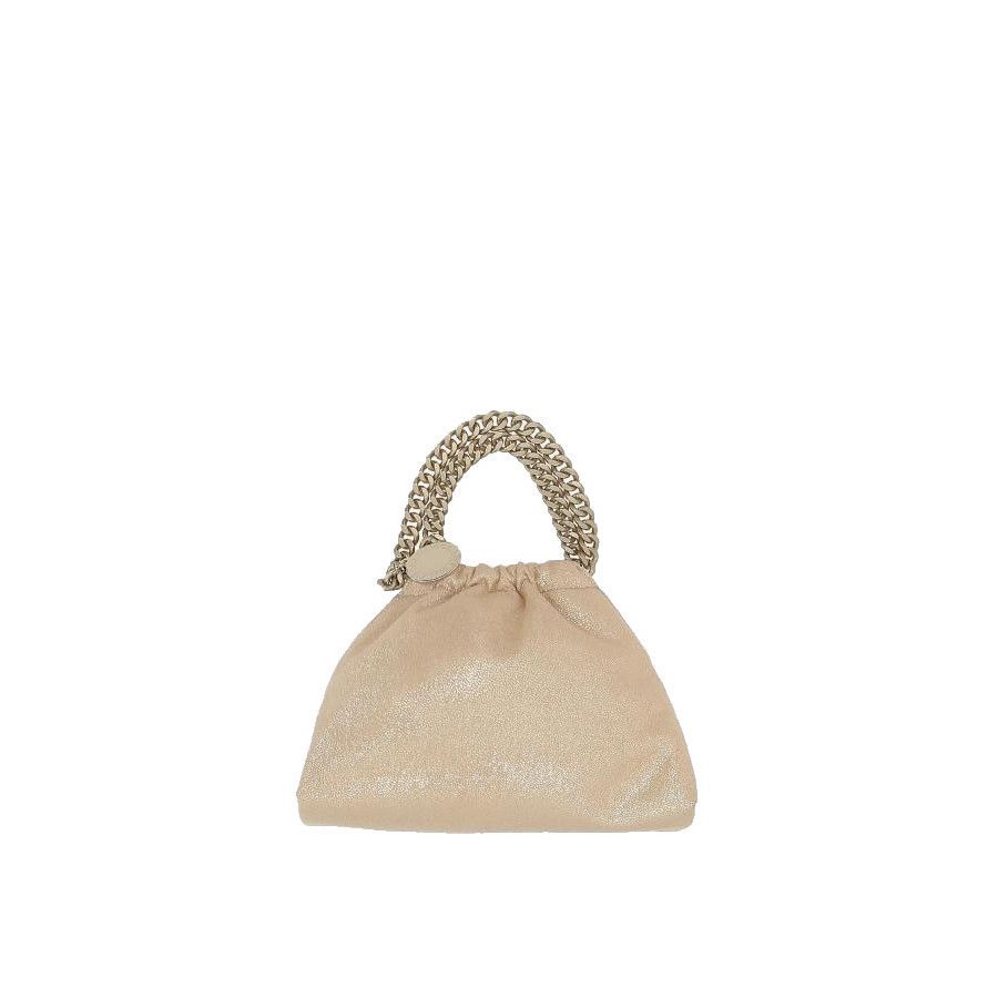 Stella McCartney STELLA MCCARTNEY Mini Drawstring Beige Leather Bag New & Aut Size ONE SIZE - 1 Thumbnail
