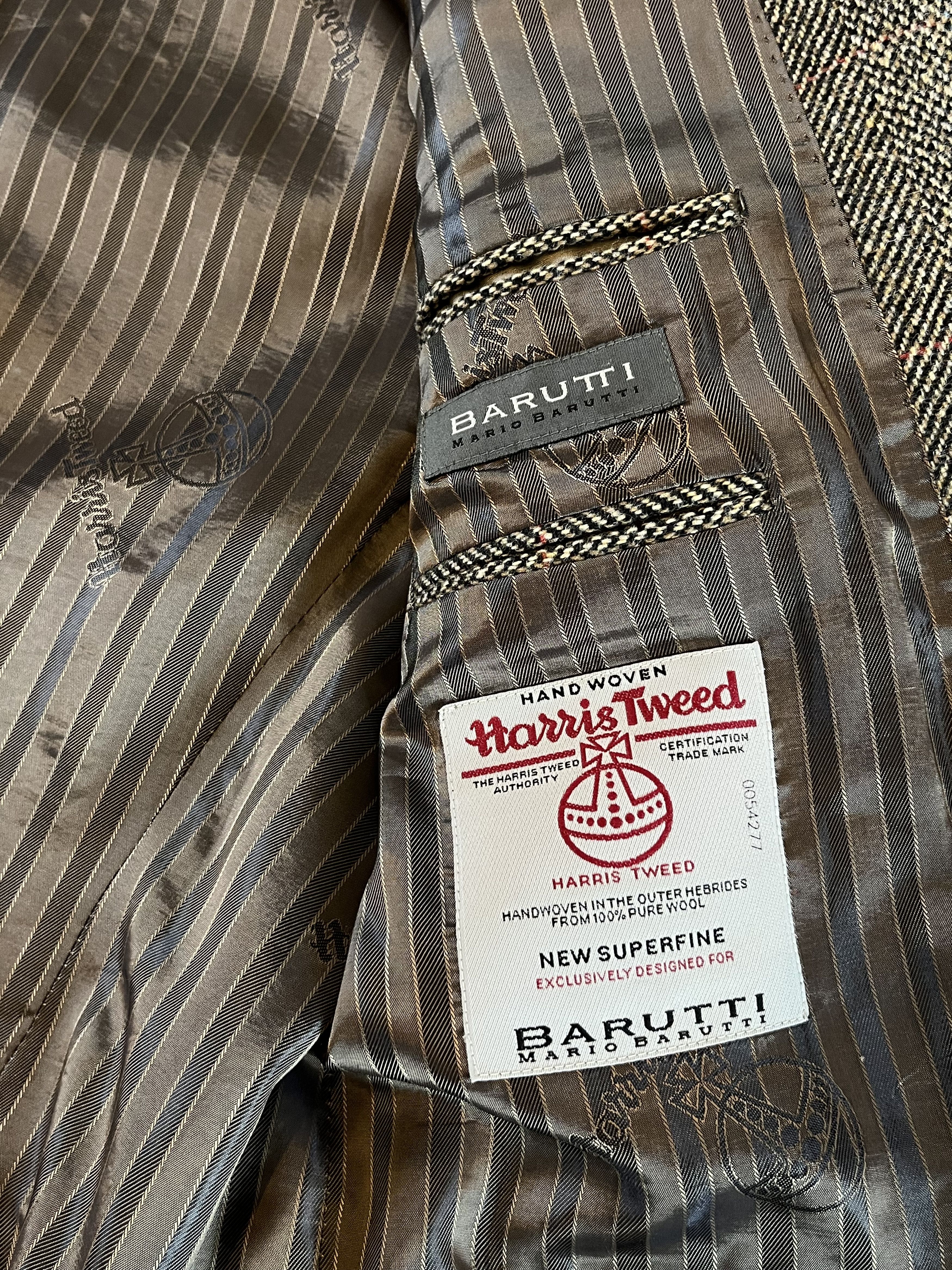Harris Tweed × Vintage Vintage 90s Harris Tweed x Mario Barutti Wool Jacket Size US M / EU 48-50 / 2 - 4 Thumbnail