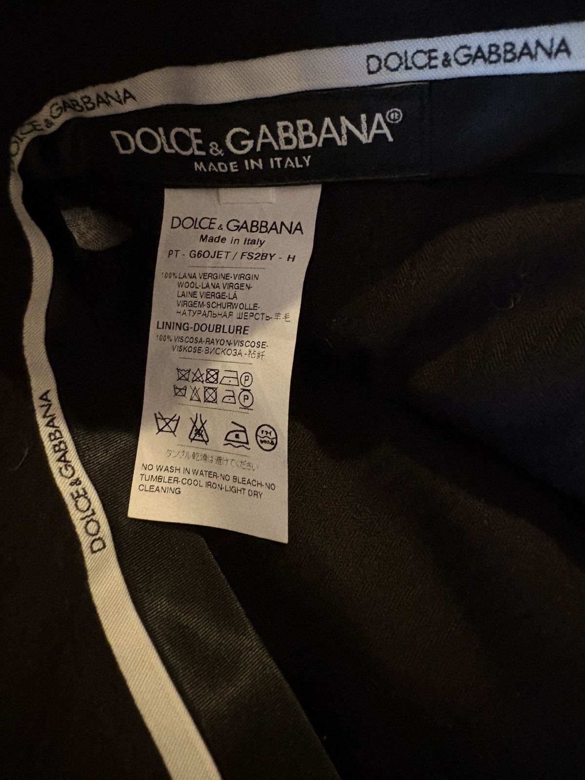 Dolce & Gabbana Dolce & Gabbana Embroidered Wool Pants Size US 28 / EU 44 - 5 Thumbnail